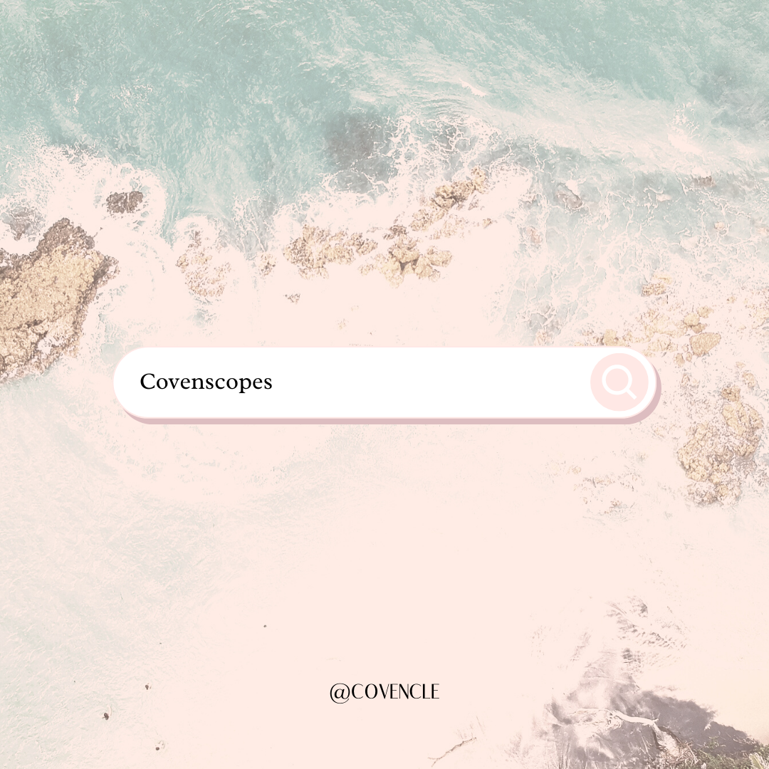 covenscopes Leo image with beach and search bar