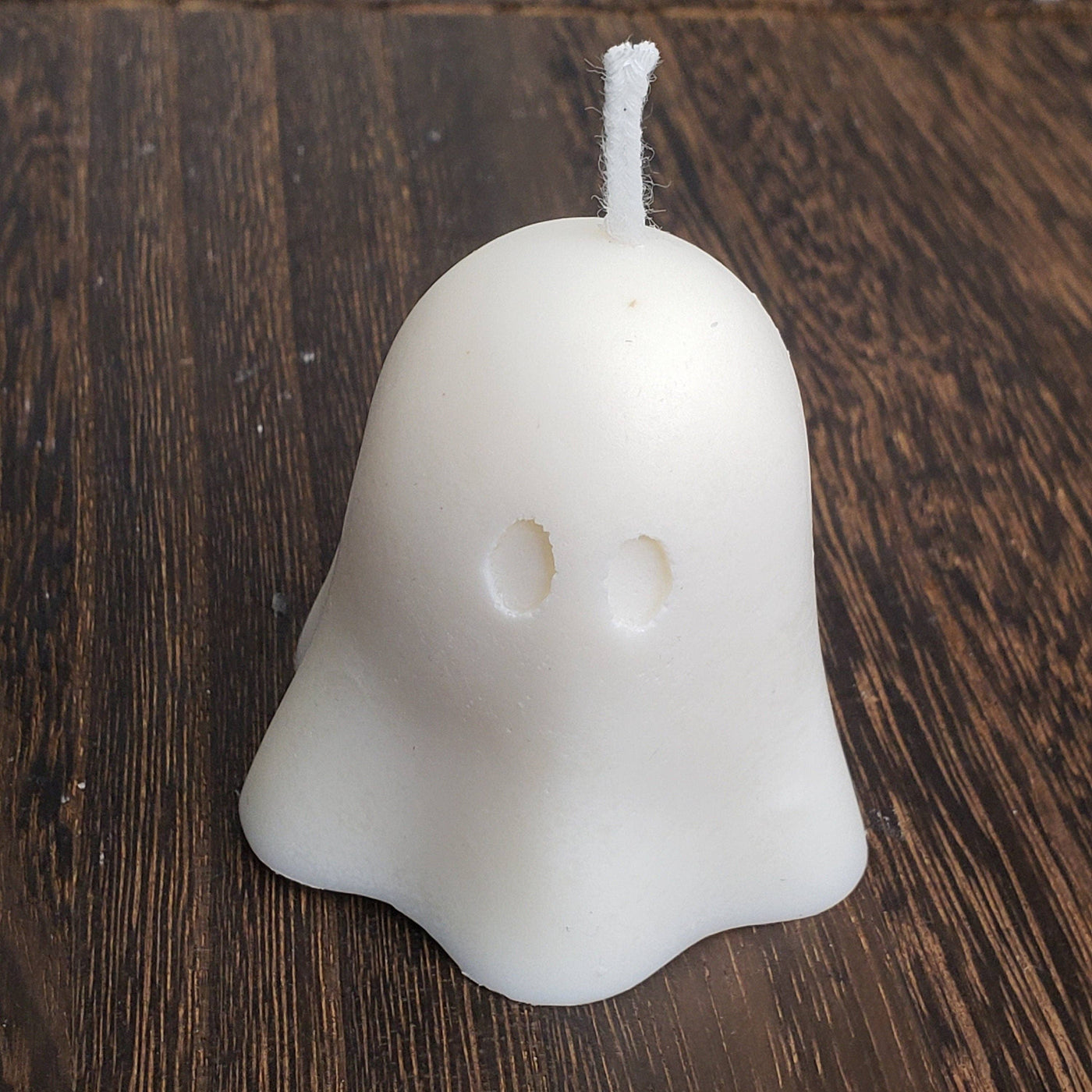 Soy Wax Ghost Candle, Soy Candle, Halloween Candle, Scented: Cinnamon Apple / Pink