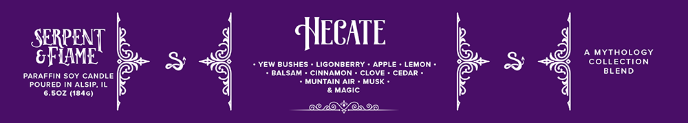 Hecate Candle, Ewe Ligonberry Spice: 6.5oz Candle Tin