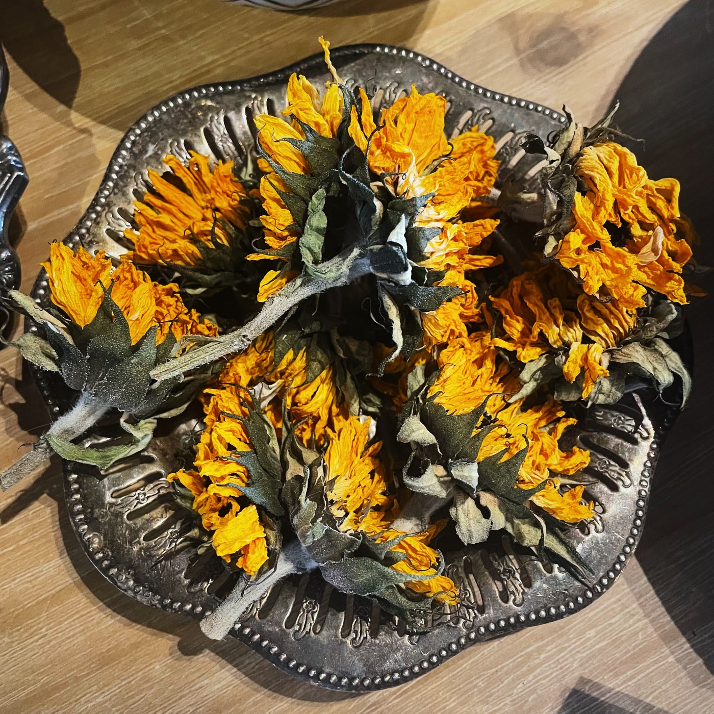Sunflowers Dried