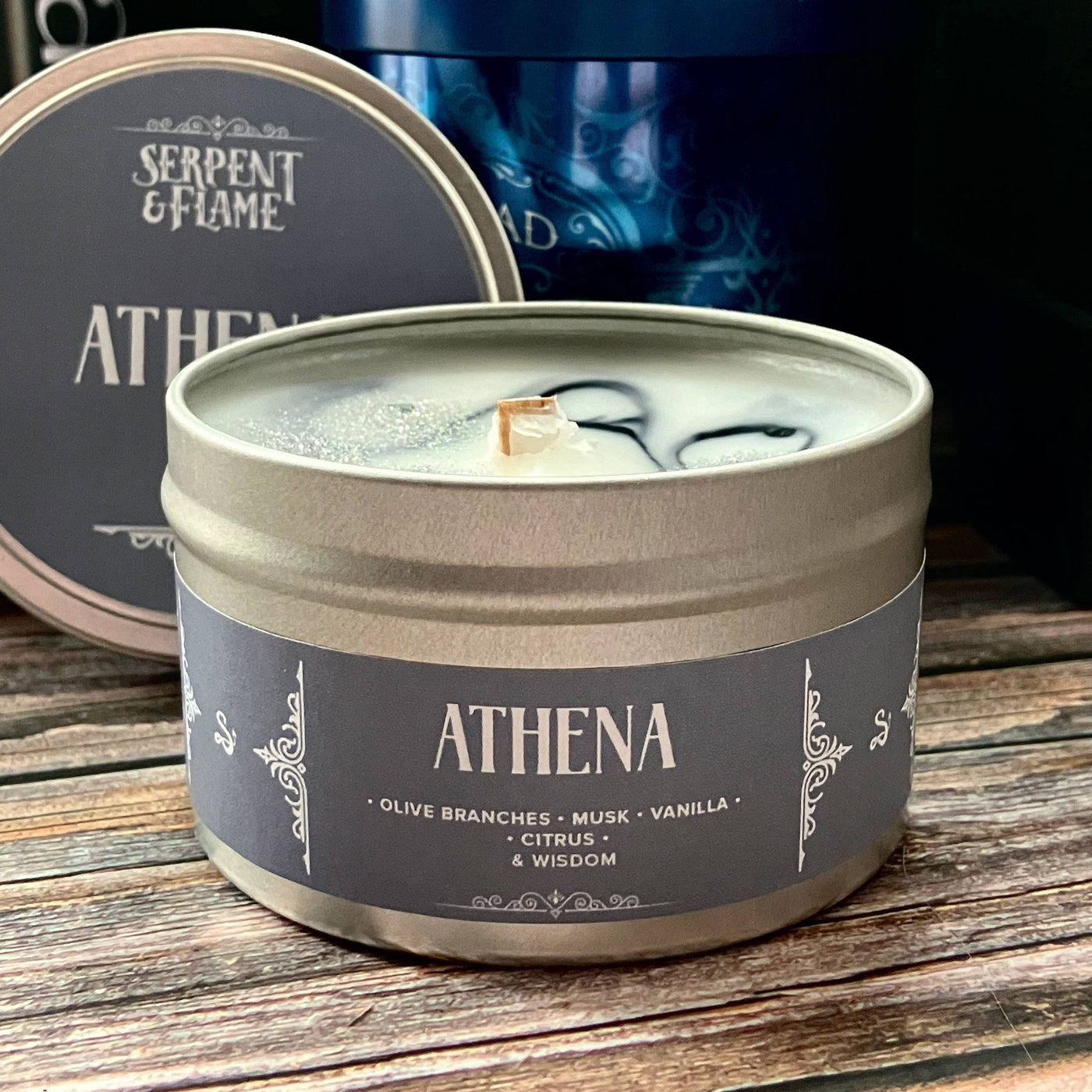 Athena Candle, Olive Branches: 6.5 oz