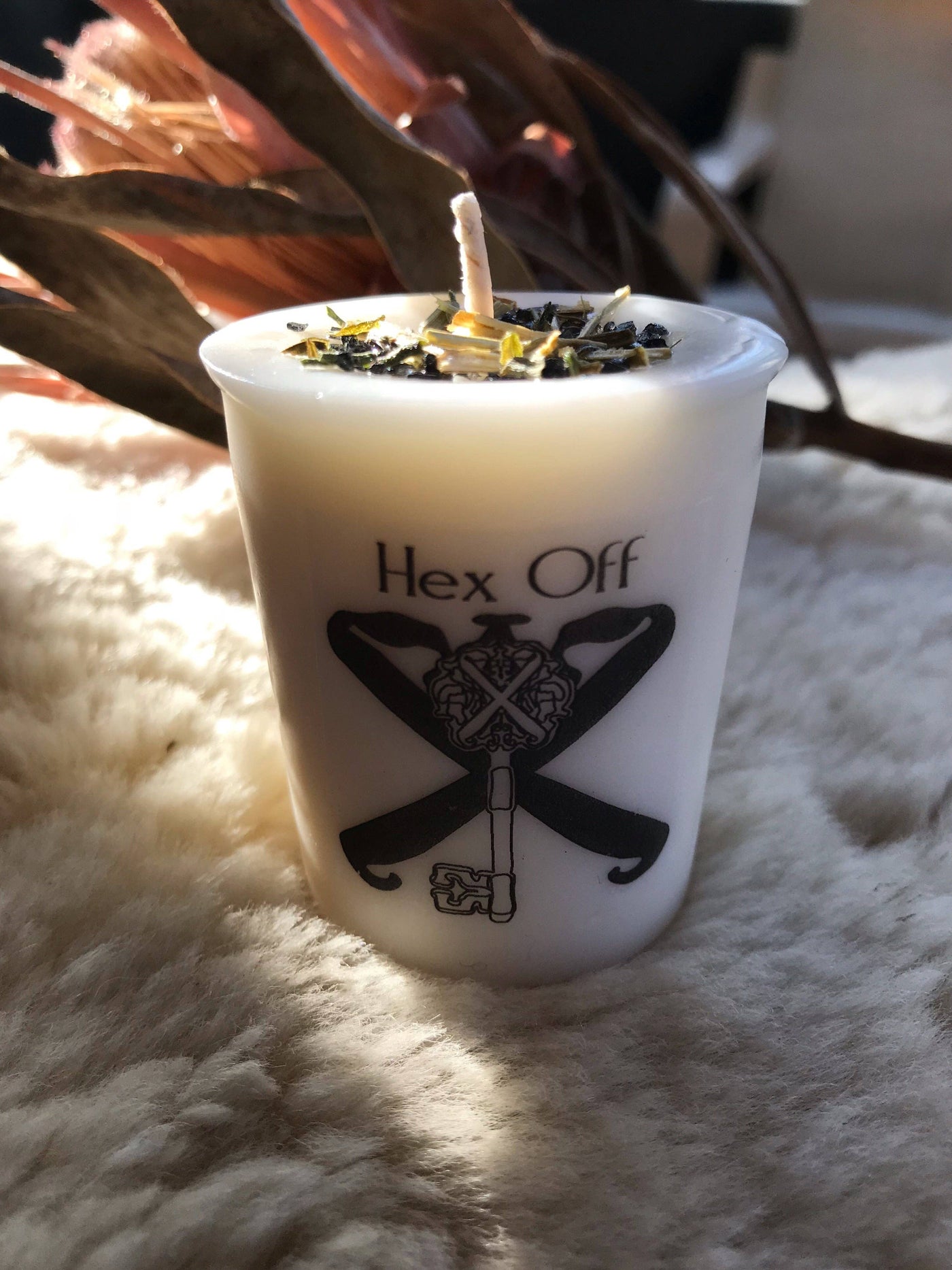 Hex Off - Dressed Soy Candle for Uncrossing: Votive